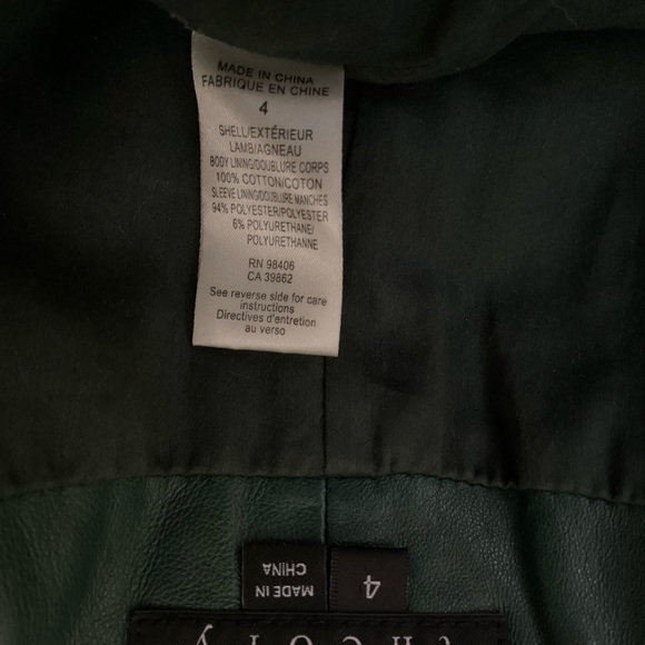 Last call! Theory Evergreen Lamb Leather Jacket - Picture 7 of 10